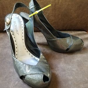 BCB Girls Peep toe heel